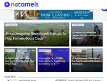 Tablet Screenshot of nocamels.com